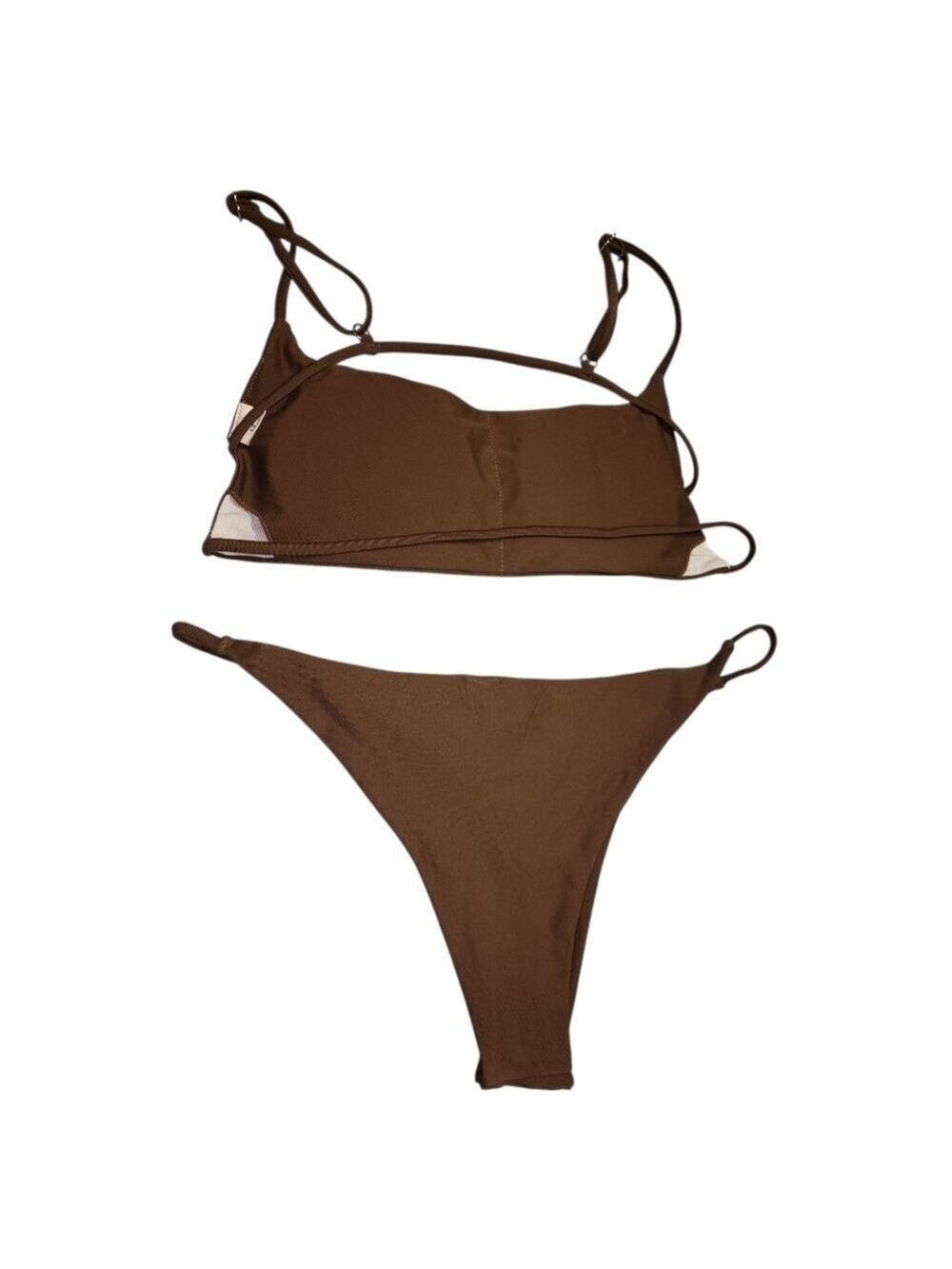 Brown Bikini Set Medium - Picture 3 of 7